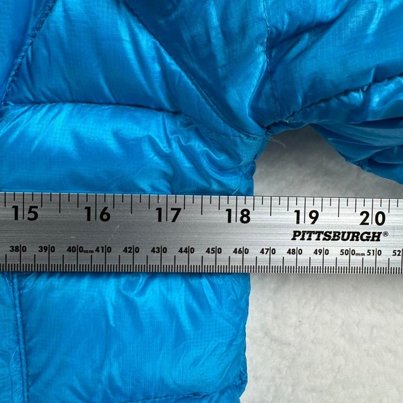 L.L.Bean Jacket Womens Small Blue Ultralight 850 DownTek Pertex Puffer Coat - Picture 7 of 8